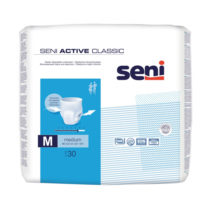 Scutece pentru adulti tip chilot Seni Active Classic, M, 30 buc [1]