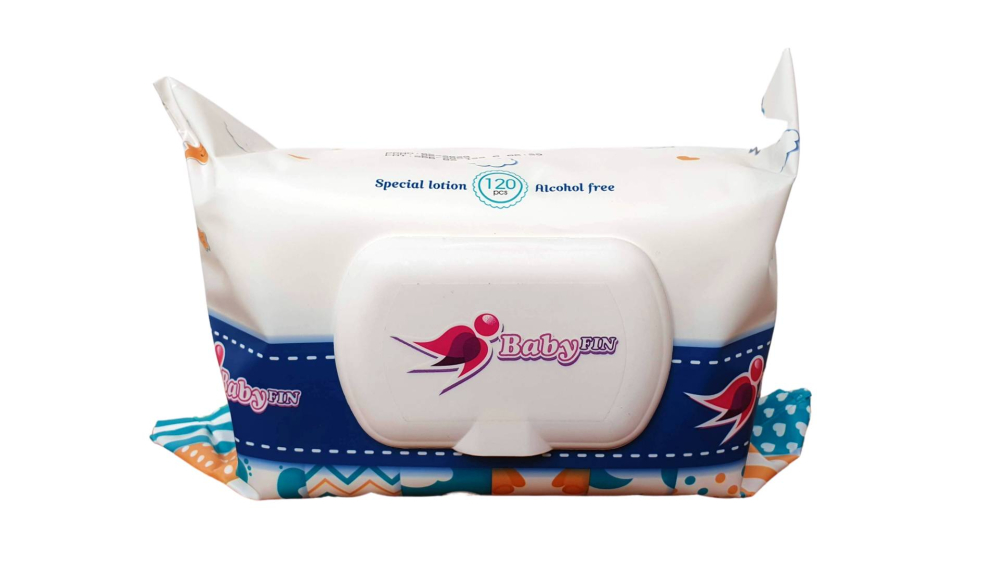 Servetele Umede Baby Fin Universale 120 buc cu Capac - Servetele Testate Clinic Dermatologic [4]