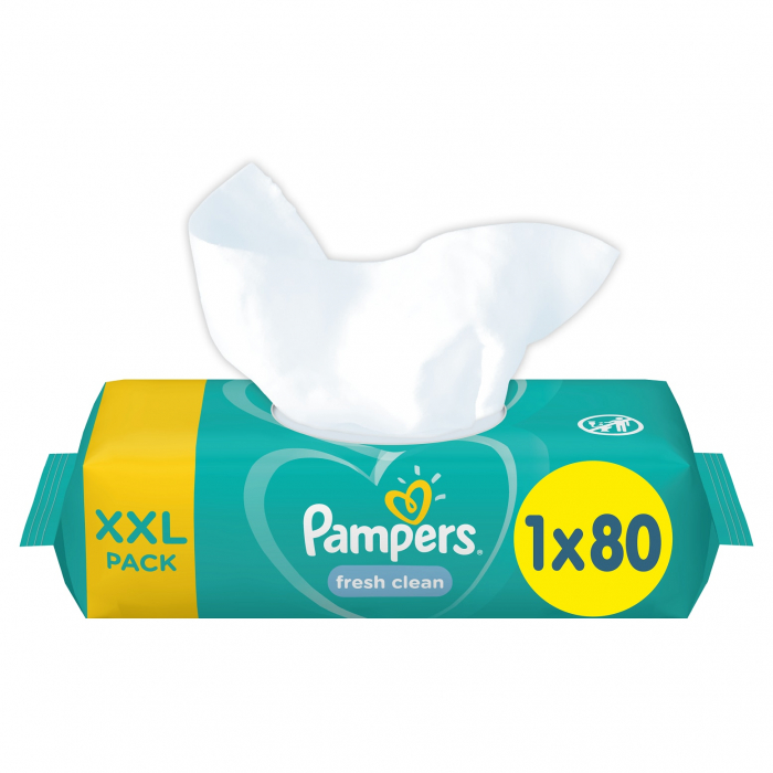 Servetele umede, Pampers, Fresh Clean, 80 buc [9]