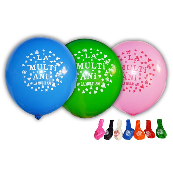 Set 100 baloane 1,5 g "La multi ani" - Multicolor [1]