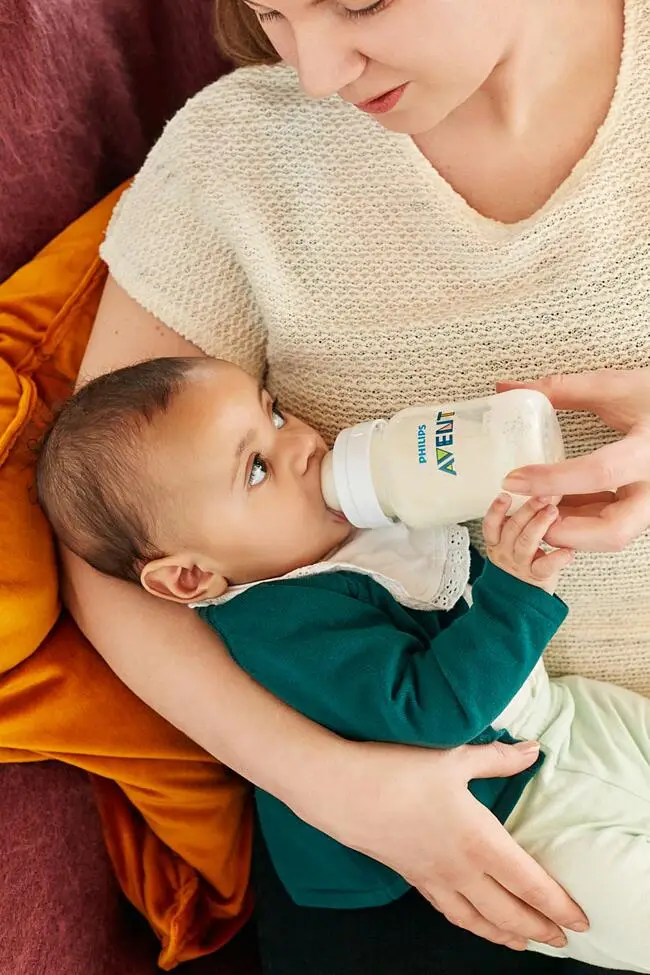 Set 2 Biberoane Anti-Colici Nou Nascuti - Philips Avent , 125 ml, Tetina cu Debit 1, +0 luni, Fara BPA, Foarte Usor de Curatat [6]