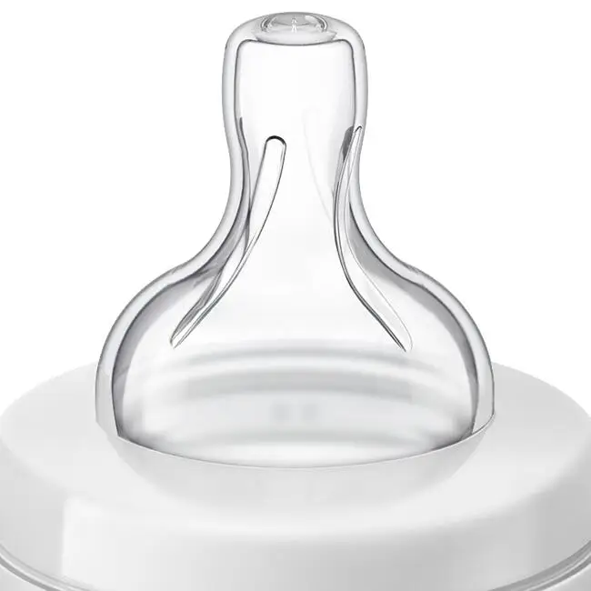 Set 2 Biberoane Anti-Colici Nou Nascuti - Philips Avent , 125 ml, Tetina cu Debit 1, +0 luni, Fara BPA, Foarte Usor de Curatat [8]