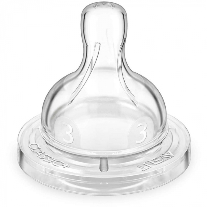 Set 2 Tetine, Philips Avent, Pentru Hranire Naturala Cu Flux Lent [2]