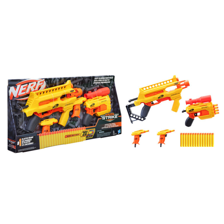 Set 4 blastere Nerf - Infantry Pack, 20 proiectile [5]