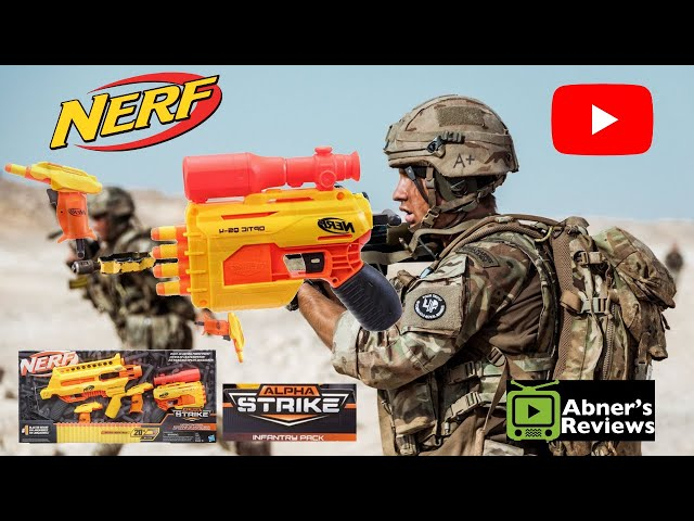 Set Comando  4 x Blastere de Lupta, Infantry Military - Nerf Alpha Strike, Ultimate Mission,  Include 20 Proiectile Moi [2]