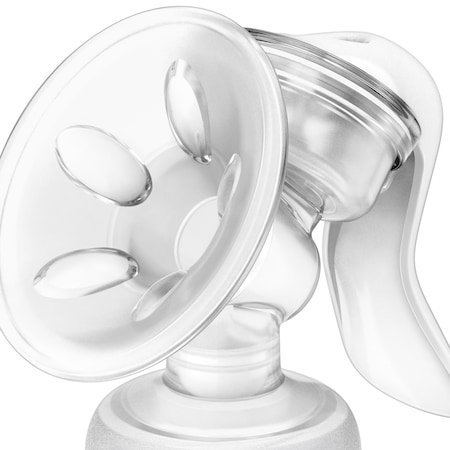 Set cadou Pompa pentru san manuala cu biberon pentru hranire naturala Philips-AVENT SCF330/20 + 12 tampoane de san [4]