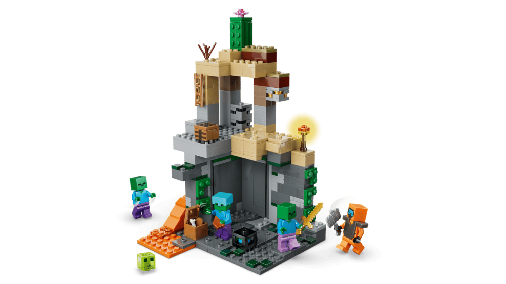 Set  de Construcție LEGO Minecraft 21287 – Zombie Dungeon - Temniță Modulară cu 4 Figurine incluse - 8+ ani, 248 piese [4]