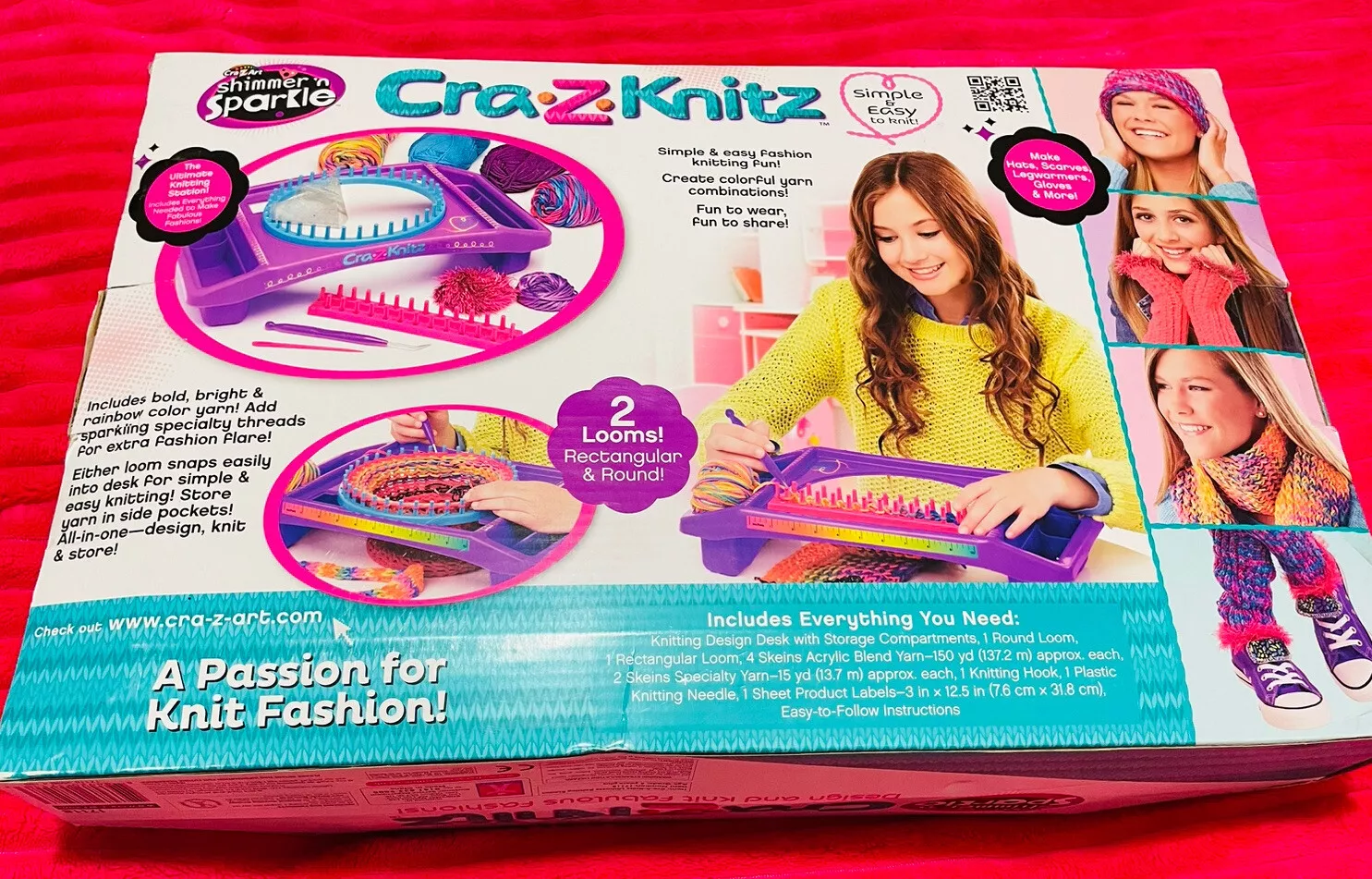 Set  Cra -Z-  Art -,,Arta de a Croseta'' - My Look Ultimate Designer Knitting Station -  Dezvolta Creativitatea într-un mod Distractiv [2]