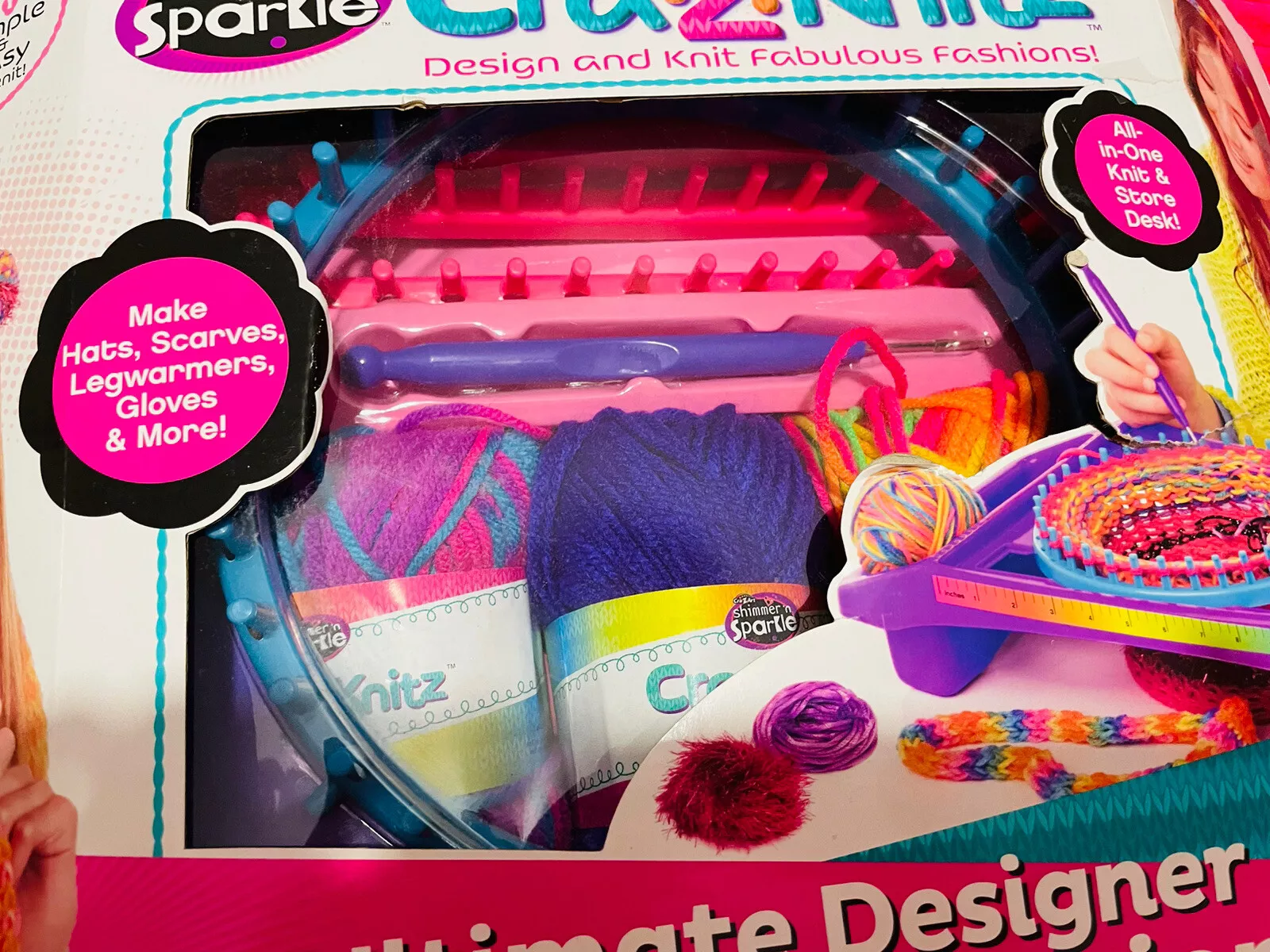 Set  Cra -Z-  Art -,,Arta de a Croseta'' - My Look Ultimate Designer Knitting Station -  Dezvolta Creativitatea într-un mod Distractiv [6]