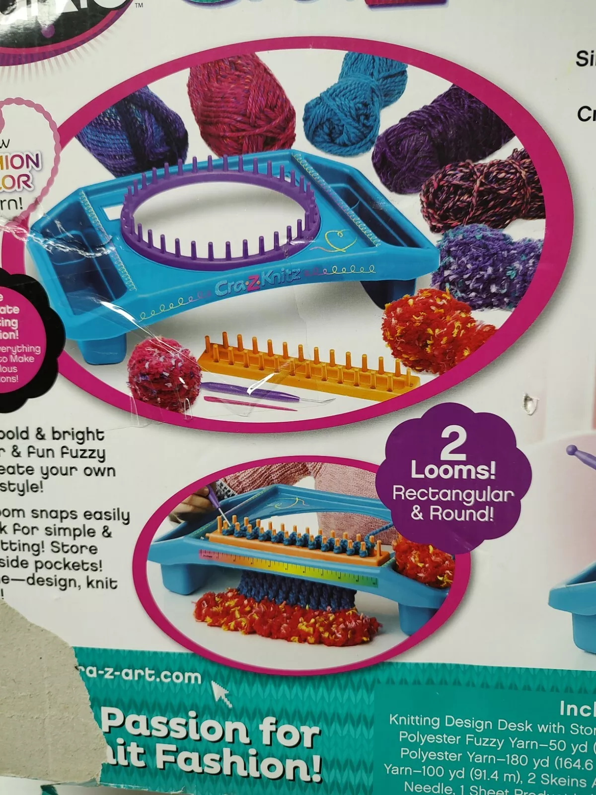 Set  Cra -Z-  Art -,,Arta de a Croseta'' - My Look Ultimate Designer Knitting Station -  Dezvolta Creativitatea într-un mod Distractiv [12]