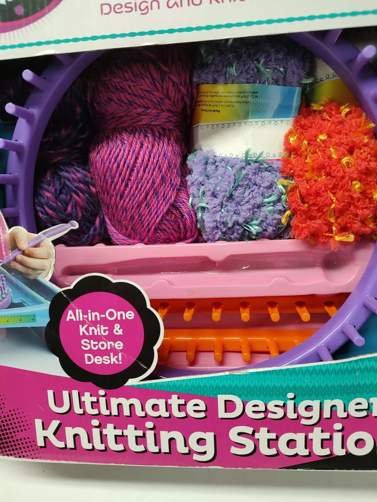 Set  Cra -Z-  Art -,,Arta de a Croseta'' - My Look Ultimate Designer Knitting Station -  Dezvolta Creativitatea într-un mod Distractiv [13]
