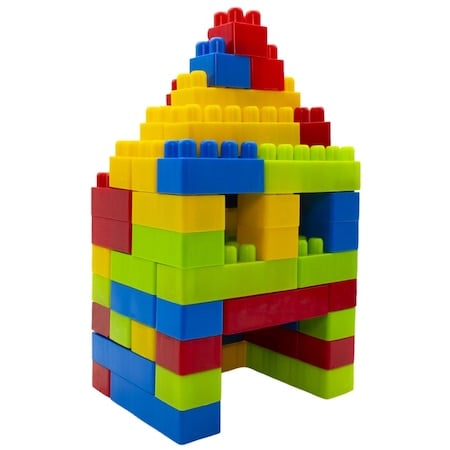 Set cuburi de constructie dezvolta inteligenta copilului, 65 buc [2]