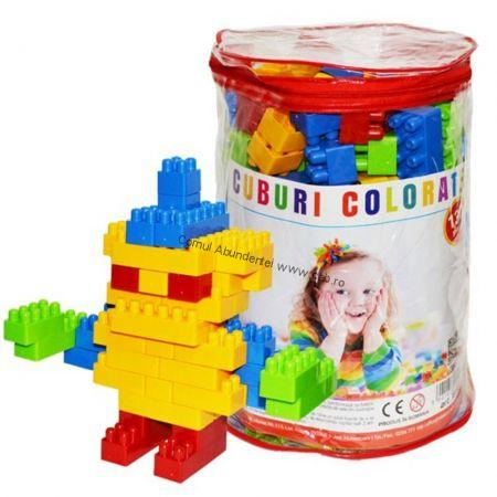 Set de Constructie, Cuburi din Plastic Tip Lego , 130 piese,7Toys [3]
