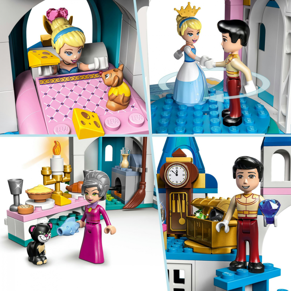 Set de Constructie Lego Disney - Castelul Cenușăresei și al lui Făt-Frumos  43206 [6]