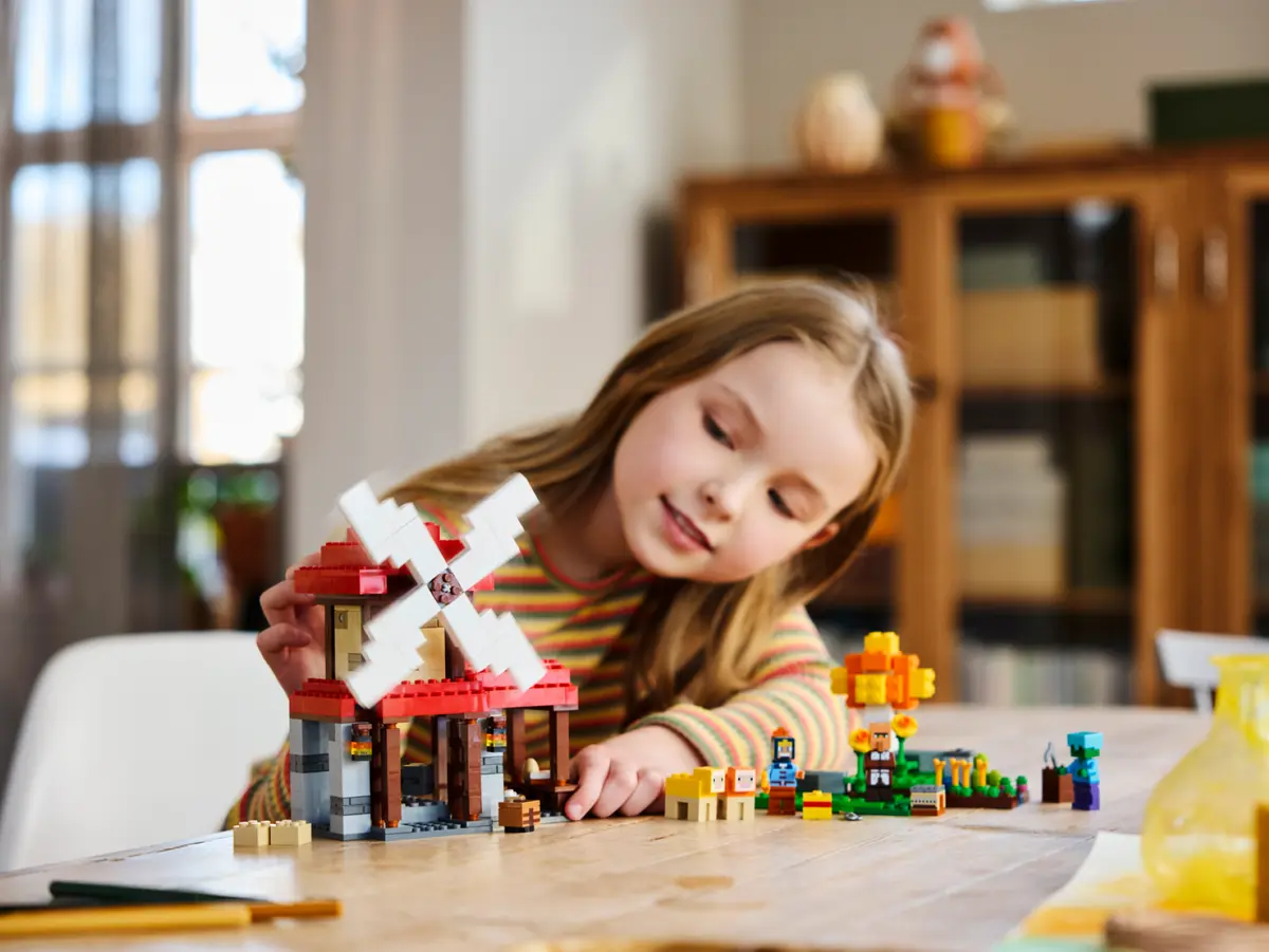 Set de constructie LEGO Minecraft 21262  - The Windmill Farm – Box Of Bricks [7]