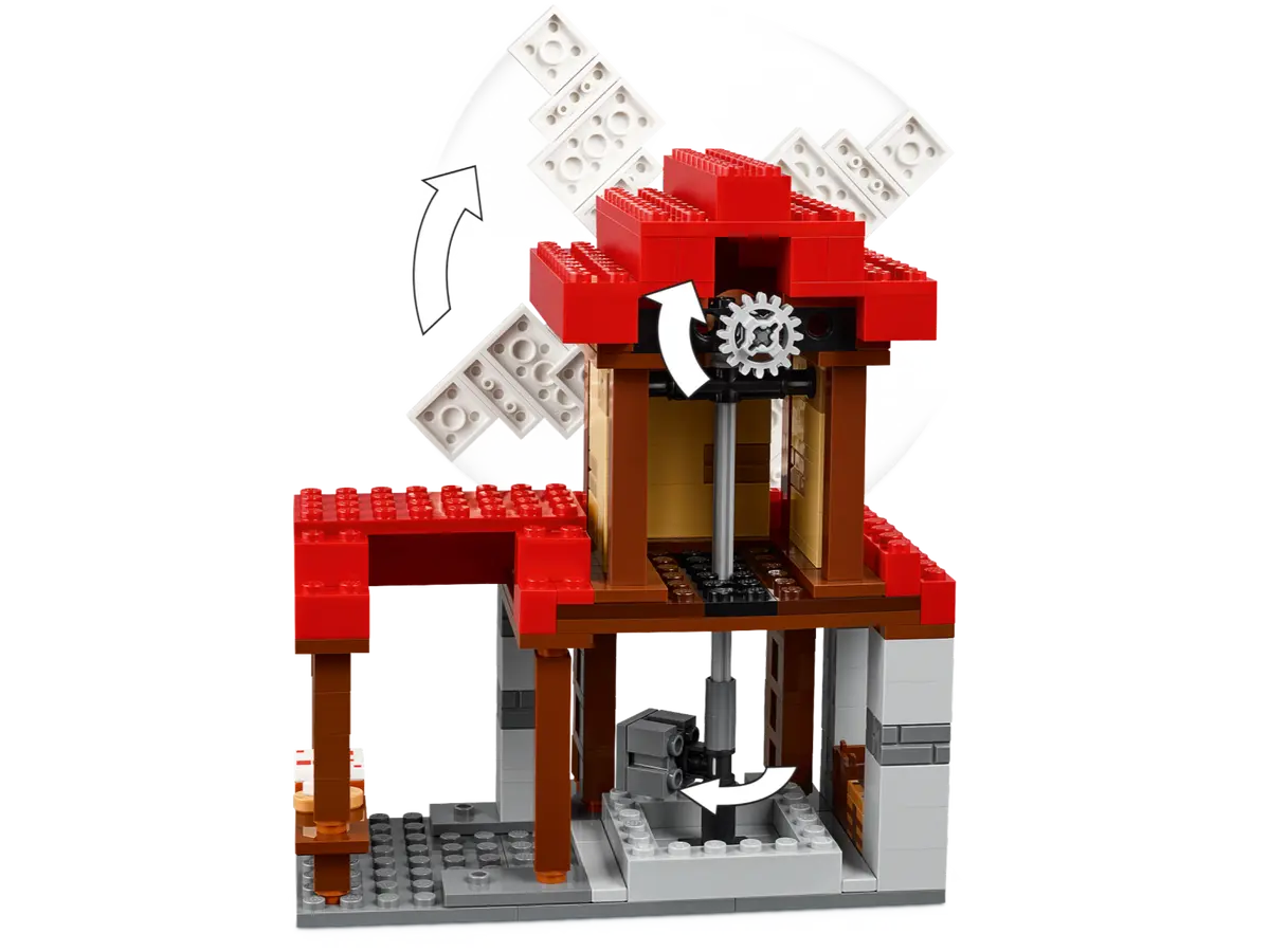 Set de constructie LEGO Minecraft 21262  - The Windmill Farm – Box Of Bricks [3]