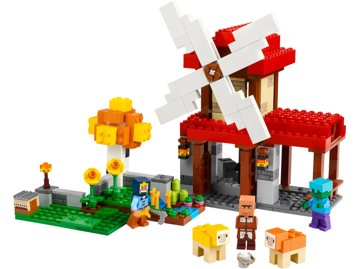 Set de constructie LEGO Minecraft 21262  - The Windmill Farm – Box Of Bricks [2]