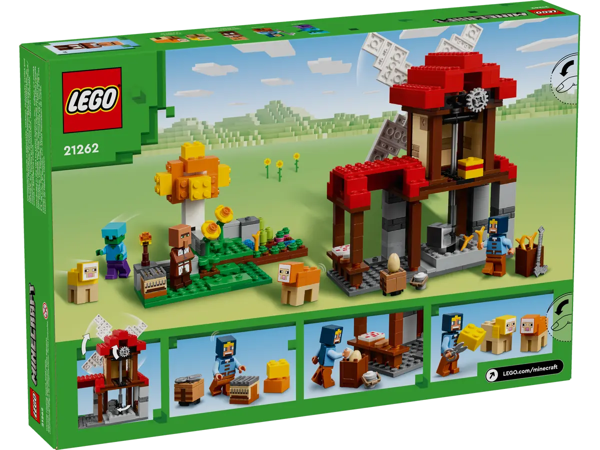 Set de constructie LEGO Minecraft 21262  - The Windmill Farm – Box Of Bricks [6]