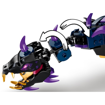 Set de constructie, LEGO® Ninjago 71742 Dragonul Domnului Intuneric, 372 piese, 7+, Multicolor [4]