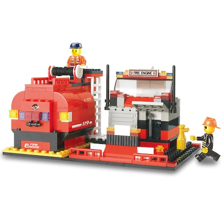 Set de constructie Sluban Masina de pompieri [3]