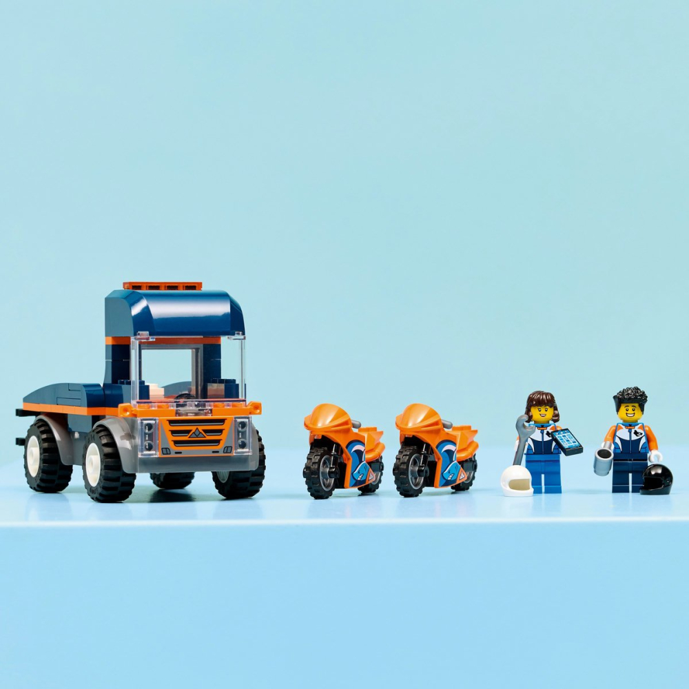 Set de Constructii - LEGO City 2026 Motorcycle Transporter 60491 Unboxing, Build [7]