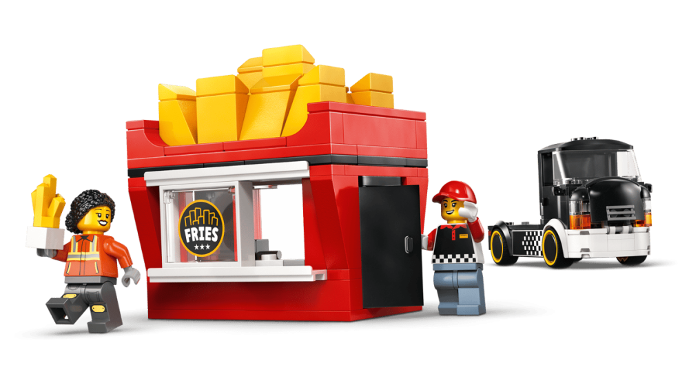 Set de Constructii - LEGO® City - Fries Food Truck (60488)  216 Piese [8]
