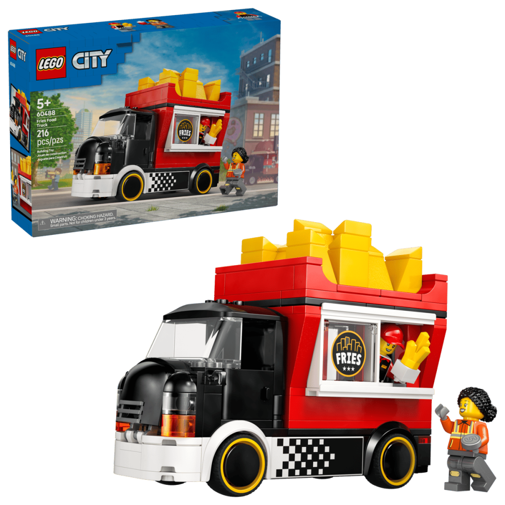Set de Constructii - LEGO® City - Fries Food Truck (60488)  216 Piese [2]