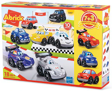 Set de Construit 10 Masinute Fast Car Écoiffier pentru Bebelusi cu Caroserii Interschimbabile intre Masinute - Made in Franta [3]
