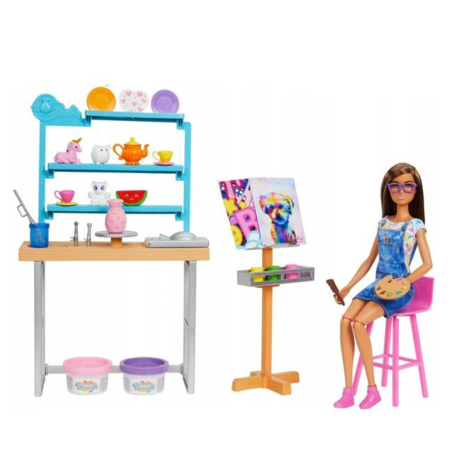 Studioul de Arta Barbie® Relax and Create™ Barbie Mattel,  You can be Anything [7]