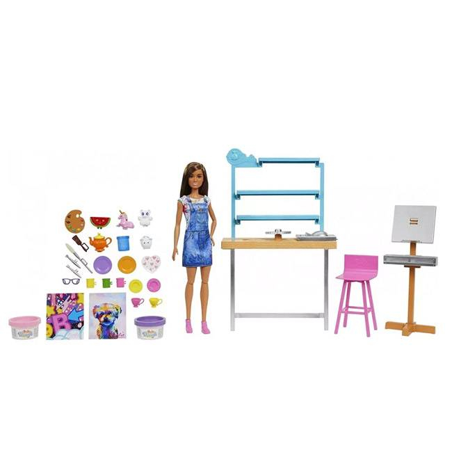 Studioul de Arta Barbie® Relax and Create™ Barbie Mattel,  You can be Anything [8]