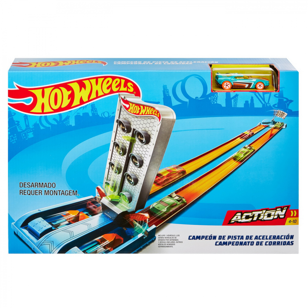 Circuit  Lansator Dragstrip Champion GBF82 Hot Wheels Action - Pista pentru Acceleratii Maxime [10]
