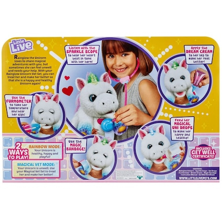 Set de joaca doctor Rainglow Unicorn Vet [3]