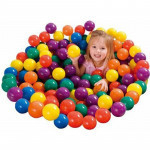 Set de mingi de joaca din plastic moale, Kiddy Kids 100 de bucati, Diametru 7.cm, pentru Spatii de Joaca , Multicolor [12]