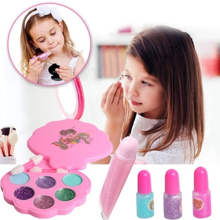 Set Complet de Frumusete - Manichiura si Make-up pentru Fetite Flashing Girls, 6 Piese [2]