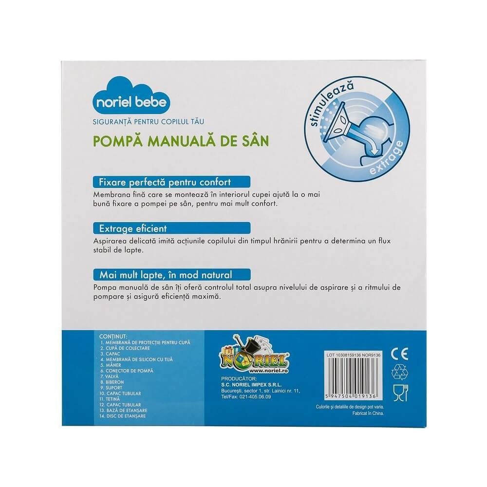 Set Pampers  Premium Care  Nou Nascuti , Absorbtie Ridicata, Testat Dermatologic NR.1, 2-5 kg, 6 x 26 buc = 156 buc  + Set Pompa pentru San Manuala Noriel Baby, [8]