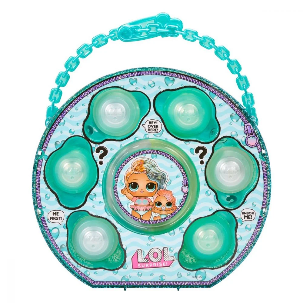 Set Papusa LOL Surprise Glitter Color Change, Pearl Surprise in Gentuta Stralucitoare, Culoare Turcoaz [3]