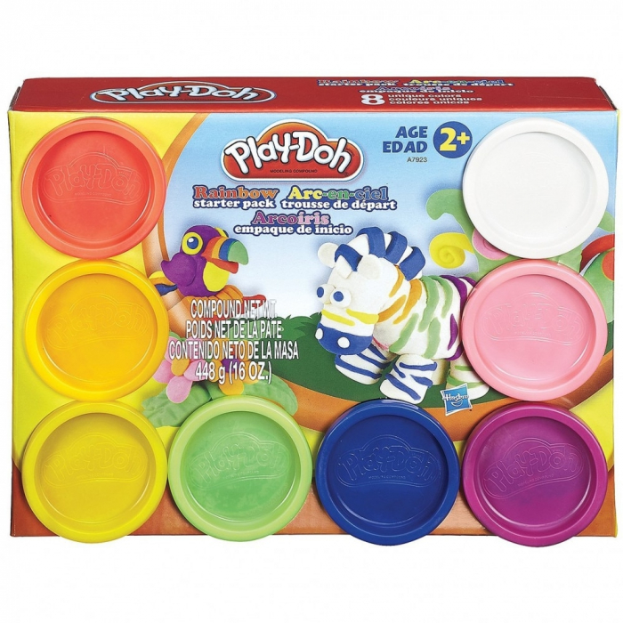 Set plastilina Hasbro Play Doh Starter Curcubeu [3]