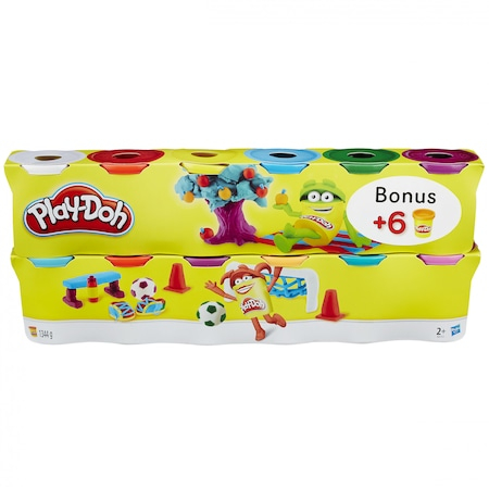 Set Play-Doh 6 cutii + 6 cutii bonus [2]