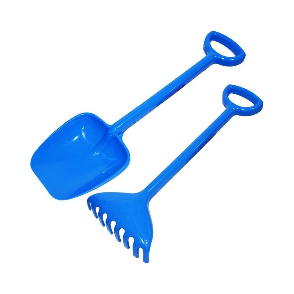 Set Roaba  Rosie Cu Lopata Si Grebla Albastre ,3 piese, 69x29x25 cm [6]
