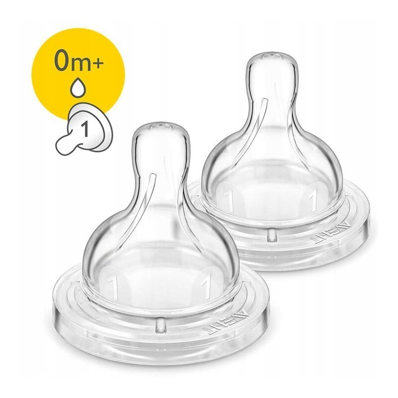 Set tetine PHILIPS AVENT Classic+ SCY761/02, flux nou-nascut, 0 luni+, 2 buc, silicon [4]