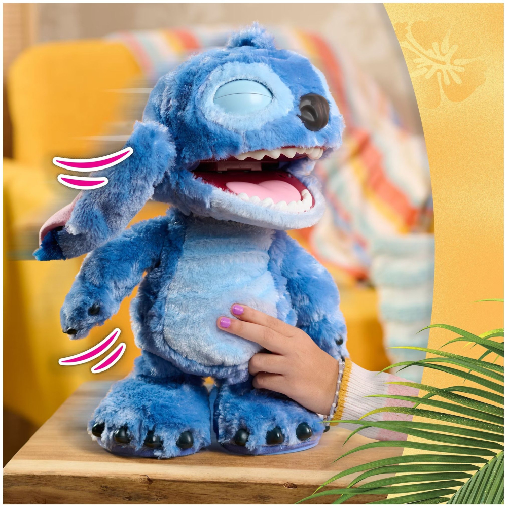 Stitch Ultimate  Disney Just Play -  Stitch Interactive Feature Plush Figure, Cuddly Toy [6]
