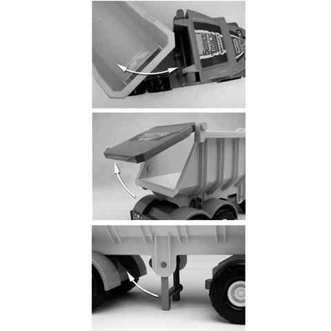 Super Truck Wader -  Basculantă din Plastic Multicolor  - 75 Cm Lungime [3]