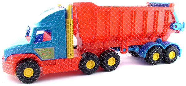 Super Truck Wader -  Basculantă din Plastic Multicolor  - 75 Cm Lungime [4]