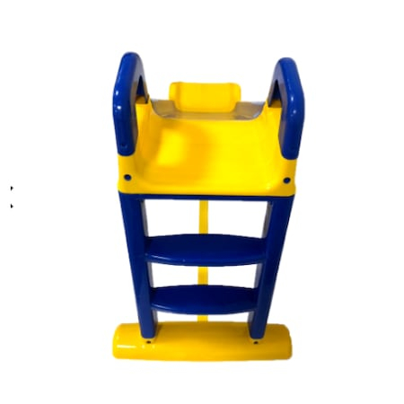 Tobogan de gradina, Royal , Plastic, 140 cm, Galben/Alabstru [3]