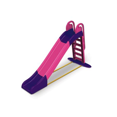 Tobogan Mare  pentru Fetite , Suprafata Alunecare 243 CM , Anti UV,  Exterior sau Interior, Roz/Mov [10]