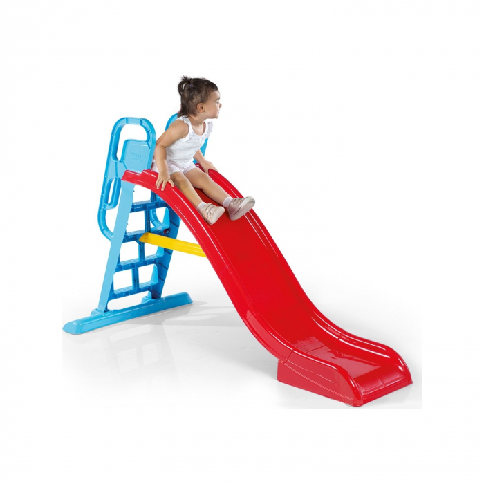 Tobogan Pentru Copii Unisex Big Water Slide, Pentru Interior si Exterior, Suprafata Alunecare 1.80 Metri - Rosu +Albastru [2]