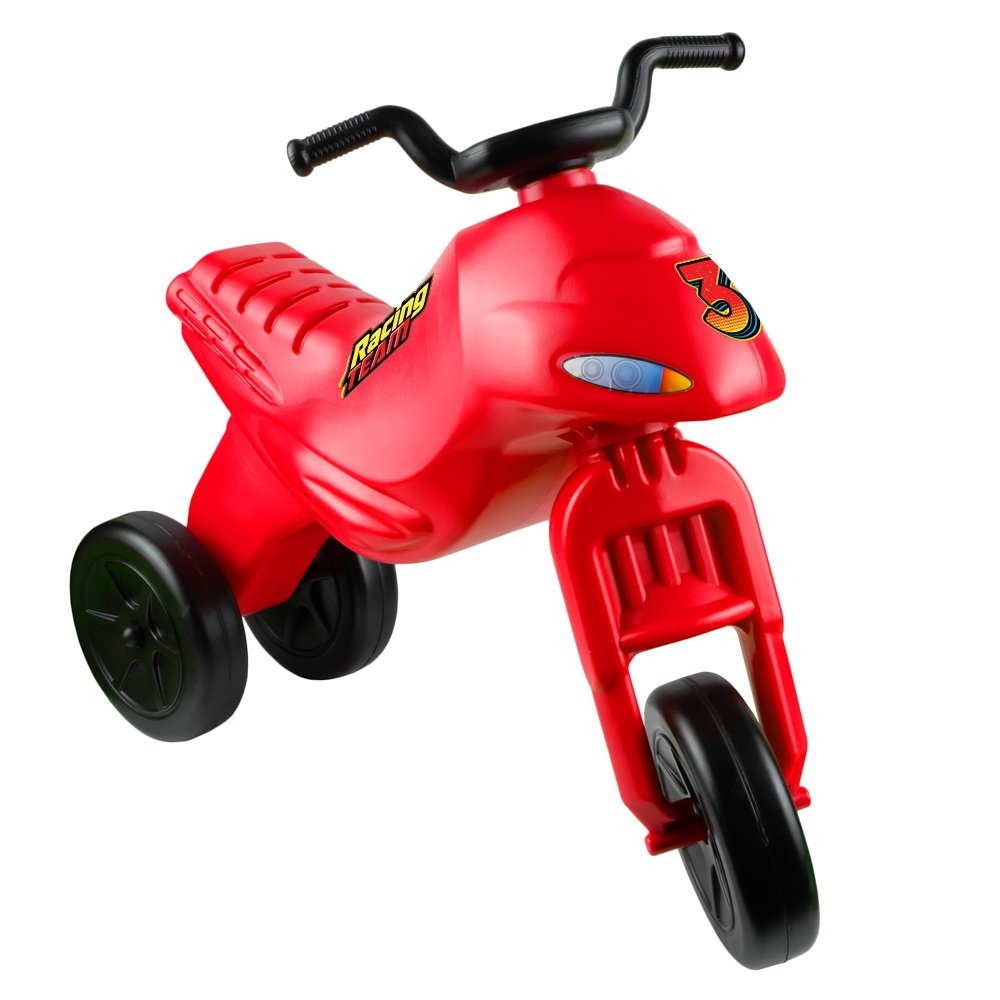 Tricicleta fara pedale pentru Copii Enduro Motor D.Toys din plastic, 2-4 ani - Rosie [2]