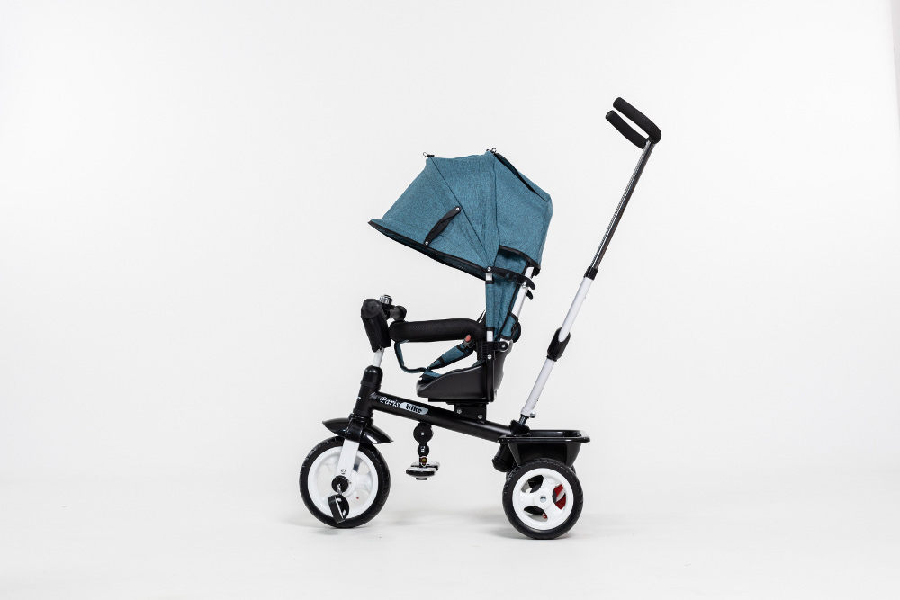 Tricicleta Multifunctionala  pentru Copii ,, Royal Trike '' cu Scaun Reversibil, Sistem "Free Wheel",  Culoare  Albastru Turcoaz [5]