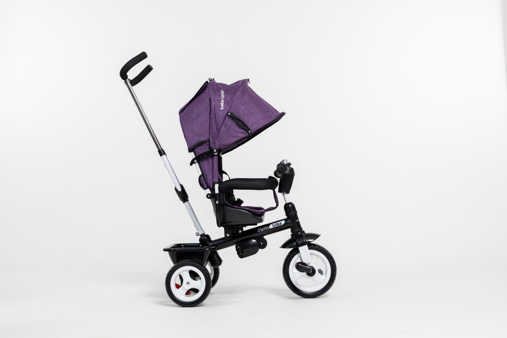 Tricicleta Multifunctionala  pentru Copii ,, Royal Trike '' cu Scaun Reversibil, Sistem "Free Wheel",  Culoare Mov [4]