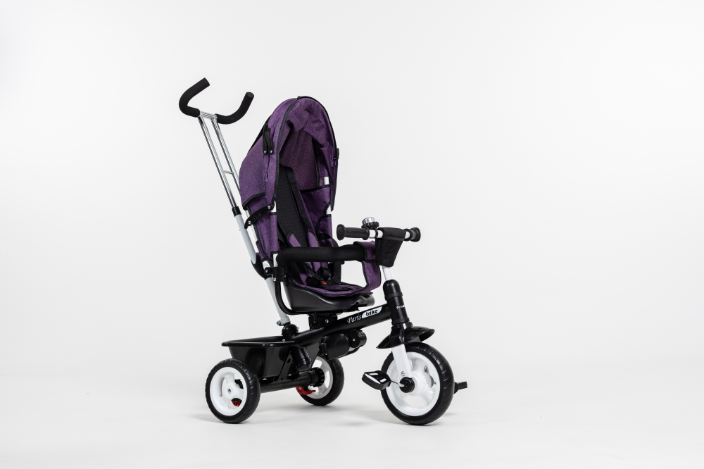 Tricicleta Multifunctionala  pentru Copii ,, Royal Trike '' cu Scaun Reversibil, Sistem "Free Wheel",  Culoare Mov [5]